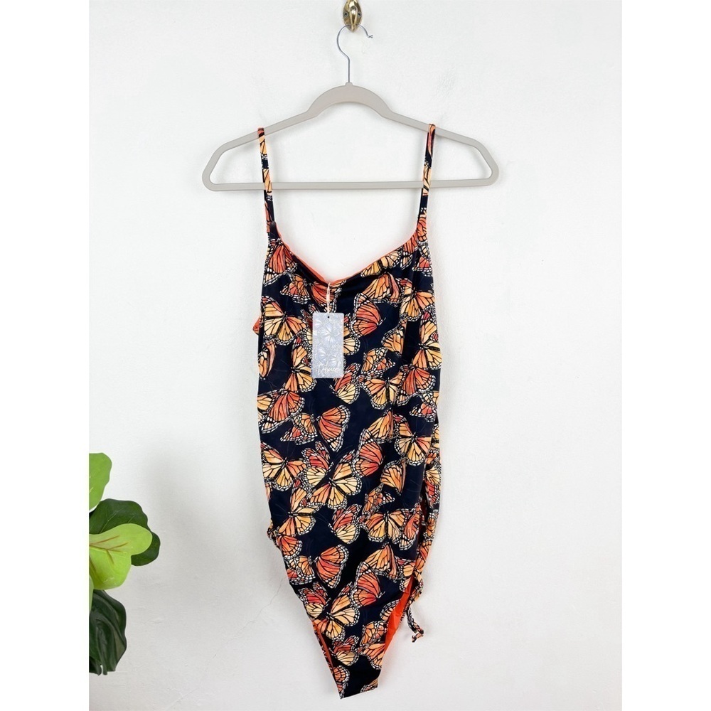 NWT Taluca Butterfly Print One Piece Swimsuit Sz XXXXL